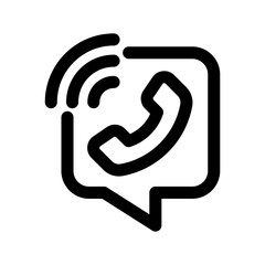 Poster - Telephone Call Icon Vector From Web Design Set