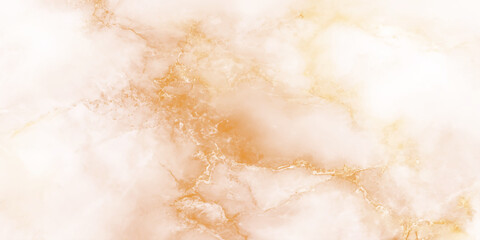 Aufkleber - A close-up warm colored marble surface with gold veining, create a luxurious and elegant natural stone texture design.