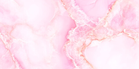 Poster - Marble granite white wall surface pink pattern, marble texture background with high resolution for interior decoration.