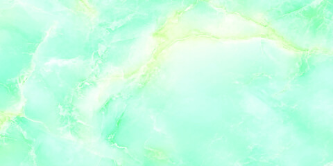 Poster - Beautiful light blue and green marble texture It features an array of soft turquoise, White and slightly bluish green or beige veining runs organically across the surface using for wall decor.