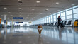 © Jessica - Cat walking at empty airport during coronavirus lockdown. Thessaloniki, Greece