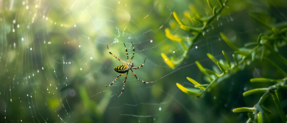 spider on the web