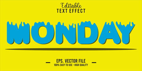 Poster - Monday Text Style Effect, Editable Text Effect