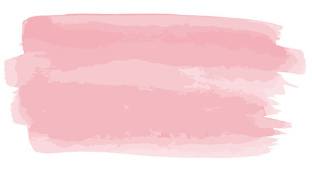Poster - Soft pink watercolor brush stroke background