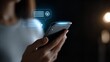 © saqib - Interaction of a person using a smartphone chatbot