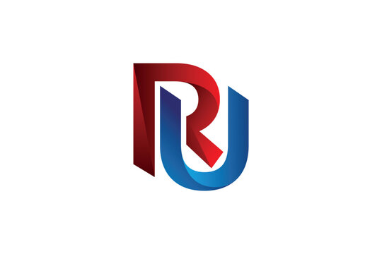 RU letter ru logo icon 
