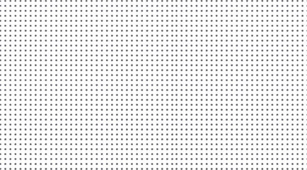 Aufkleber - Simple halftone dot pattern texture. Clean black dots on white layout. Seamless minimal grid background for design.
