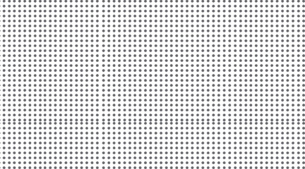 Aufkleber - Geometric seamless halftone dot design. Clean abstract dotted pattern background. Simple black on white layout.