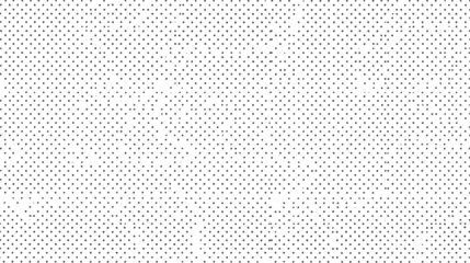 Poster - Abstract black dot pattern on white base. Seamless halftone texture with uniform dots. Modern geometric background.
