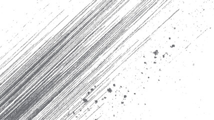Poster - Distressed diagonal scratch pattern texture. Abstract grunge line overlay background. Modern rough surface graphic style.