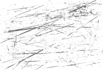 Poster - Grunge scratch texture with random lines. Abstract sharp stroke overlay background. High contrast chaotic surface design.