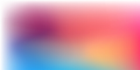 Poster - Smooth and blurry colorful gradient mesh background.eps10