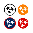 © simplart - Tennessee Tri-Star variation, vector design