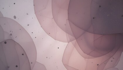 Poster - Abstract background featuring overlapping translucent circles in shades of pink, purple, and white, creating a soft, ethereal effect with subtle textures.