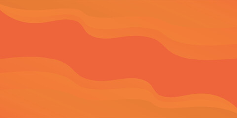 Poster - Abstract orange geometric background. Liquid color background design. Fluid shapes composition. Eps10 vector