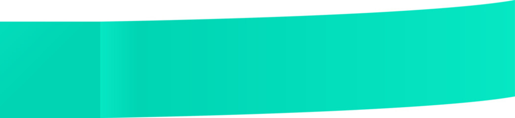Poster - Waving turquoise banner featuring ample copy space, radiating dynamism and vibrancy, perfect for promotional materials or decorative displays in various settings