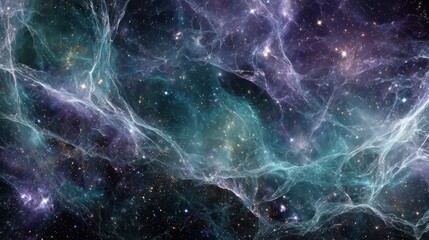 Wall Mural - Abstract Colorful Nebulae in Space