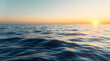 © Seaside - Serene seascape at dusk, capturing the tranquil beauty of the open ocean and the setting sun's warm glow.