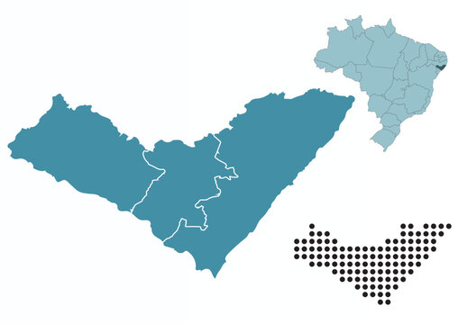 Set maps of Alagoas state