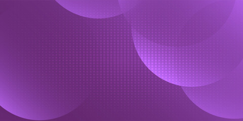 Poster - Geometric Purple Background