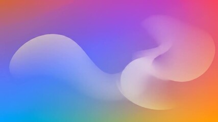 Wall Mural - Abstract colorful gradient background with flowing shapes, digital art, website use