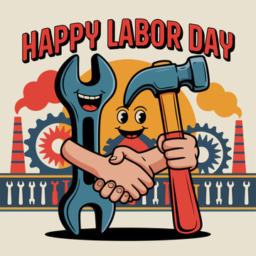 Happy labor day typography , Happy labor day lettering ,  labor day 