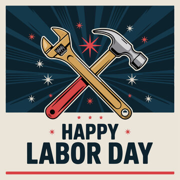 Happy labor day typography , Happy labor day lettering ,  labor day 