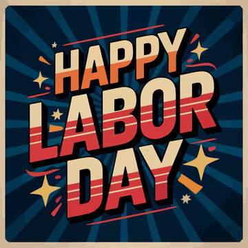 Happy labor day typography , Happy labor day lettering ,  labor day 