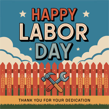 Happy labor day typography , Happy labor day lettering ,  labor day 