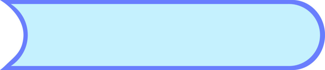 Fototapete - Abstract text box with flowing edges