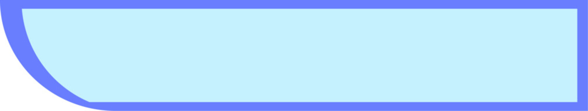 Abstract header layout with soft lines