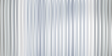 Poster - 3d ribbed glass pattern with abstract gradient background and neon light effect. Cyberpunk window panel with silver wave texture for modern decoration. Seamless transparent overlay.