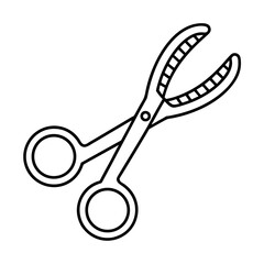Poster - Dog Illustration with Cord Clamp Short Line Clamp and Umbilical Curve Design