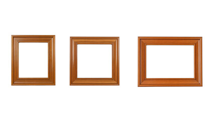 Wooden Frame on transparent background png