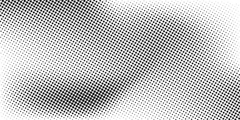 Wall Mural - Dot gradation texture. Retro halftone gradient background. vector