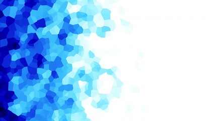 Poster - abstract blue light design motion wave texture background geometric. Loop blue mosaic background