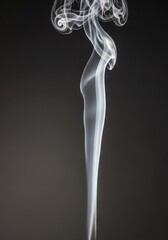 Poster - Abstract Smoke Trails - Ethereal smoke patterns symbolize grace, fluidity, mystery, transformation, and ascension. The offers a sense of movement and elegance