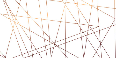 Poster - Luxury modern technology concept diagonal line .Abstract transparent  background with golden and orange lines .golden geometric random chaotic creative lines	