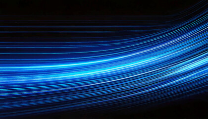 Wall Mural - Abstract blue light rays background Night starry sky. Meteor shower, abstract space background. Expressway in long delay, with car lights at night on autobahn. Vector glitter light fire flare trace.