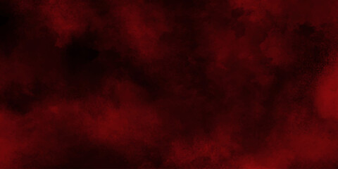 Wall Mural - Watercolor marble pattern design. Paint brush strokes. Fire red texture. Smoke overlays black and red background. Vintage retro red background. Red vapor on black background. Red smoky clouds.	