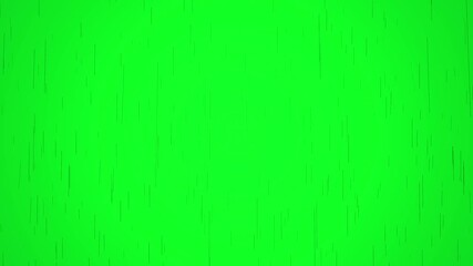 Poster - Green Screen Rain Animated Background Loop Seamless Texture Overlay Digital Glitch Effect. Green Screen Animated Rain Background. Seamless Digital Glitch Texture For Video Production.