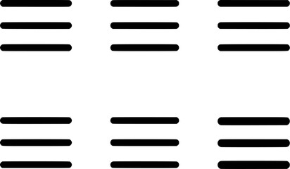 Hamburger Menu Icon Set Collection 