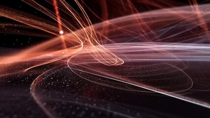 Poster - Dynamic Light Patterns: An abstract visualization of light trails and particles. Capturing a sense of movement, energy and artistic flair.