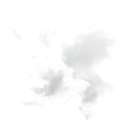 Aufkleber - Abstract organic shape with soft gradient highlights and iridescent blue accents on transparent background