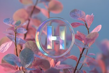 Poster - Abstract flowing fabric exhibits iridescent colors and patterns, reflecting light against a dark background, providing a futuristic design concept