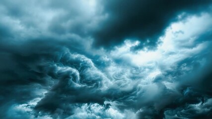 Wall Mural - a plane flying through a cloudy blue sky with sunbeams breaking through the clouds