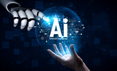 Poster - AI Assistant Brain Processor with LLM Technology, Big Data, Machine Learning, Generative AI for Business Support, Future Agentic AI Technology and Artificial Intelligence Prompt Engineering. Vouch
