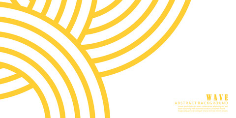 Wall Mural - modern geometric design with bold yellow curves and arcs, ideal for branding or packaging.