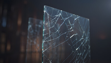 spider web on the window