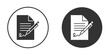 © Gopal - signature file icon Symbol, logo illustration. Vector graphics for web.